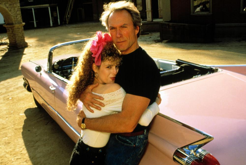 Clint Eastwood and Bernadette Peters in Pink Cadillac (1989)