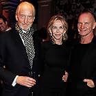 Charles Dance, Sting, and Trudie Styler