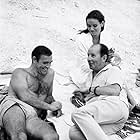 Sean Connery, Claudine Auger, and Terence Young in Thunderball (1965)