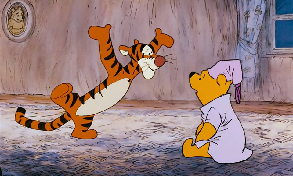 Sterling Holloway and Paul Winchell in Winnie the Pooh and the Blustery Day (1968)