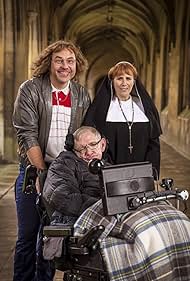 Stephen Hawking, Catherine Tate, and David Walliams in Little Britain Sketch (2015)