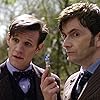 David Tennant and Matt Smith in Doctor Who (2005)