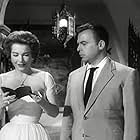 Anne Baxter and Herbert Lom in Chase a Crooked Shadow (1958)