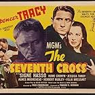 Spencer Tracy, Felix Bressart, and Signe Hasso in The Seventh Cross (1944)