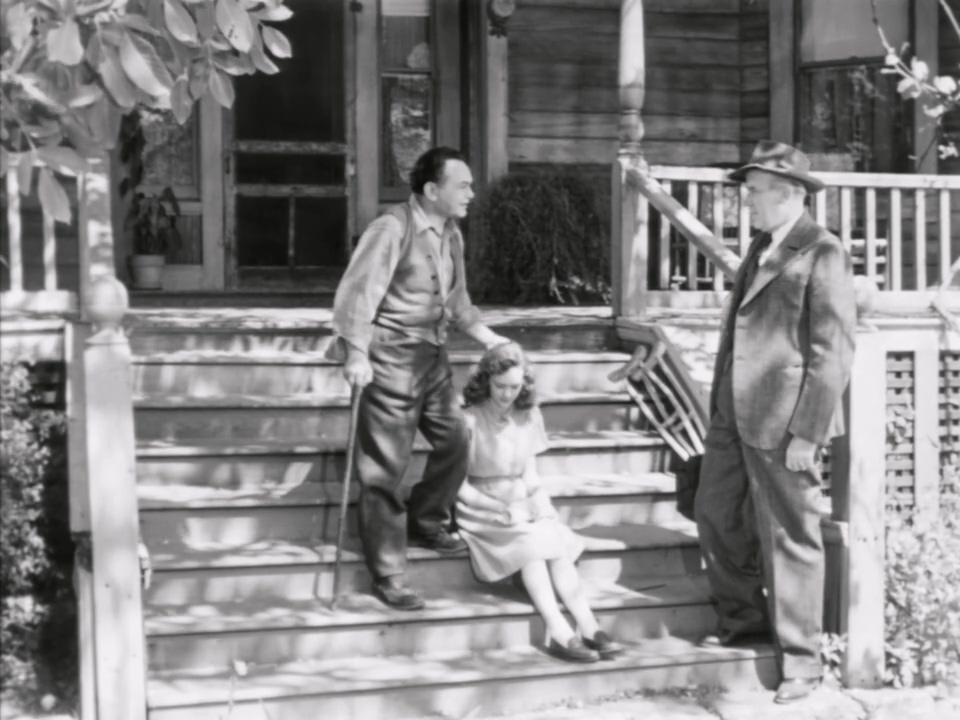 Edward G. Robinson, Allene Roberts, and Harry Shannon in The Red House (1947)