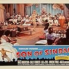 Suzanne Alexander, Charlotte Alpert, Suzanne Ames, Bette Arlen, Roxanne Arlen, Gloria Victor, Nejla Ates, Bobette Bentley, Mari Blanchard, Anna Lee Carroll, Sue Casey, Helen Chapman, Sally Forrest, Lili St. Cyr, and Kalantan in Son of Sinbad (1955)