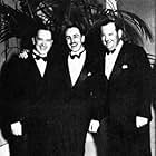 Walt Disney, Oliver Hardy, and Stan Laurel