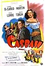 Yvonne De Carlo, Tony Martin, and Märta Torén in Casbah (1948)