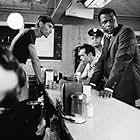 Sidney Poitier, Rod Steiger, Anthony James, and Warren Oates in In the Heat of the Night (1967)