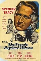 Spencer Tracy, Pat O'Brien, Yvette Duguay, John Hodiak, and Diana Lynn in The People Against O'Hara (1951)