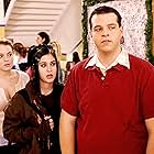 Lizzy Caplan, Daniel Franzese, and Lindsay Lohan in Mean Girls (2004)