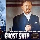 Hazel Court, John Robinson, and Dermot Walsh in Ghost Ship (1952)