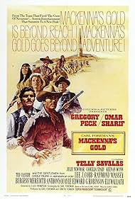 Gregory Peck, Telly Savalas, Omar Sharif, Ted Cassidy, Julie Newmar, Camilla Sparv, and Keenan Wynn in Mackenna's Gold (1969)