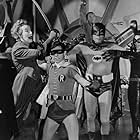 Adam West, Cesar Romero, Frank Gorshin, Burgess Meredith, Lee Meriwether, and Burt Ward in Batman: The Movie (1966)