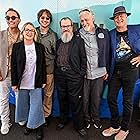 Clancy Brown, Rodger Bumpass, Bill Fagerbakke, Tom Kenny, Carolyn Lawrence, and Mr. Lawrence at an event for The SpongeBob Movie: Search for Squarepants (2025)