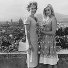 Olivia de Havilland & Yvette Mimieux on location in Florence, Italy for "Light Of The Piazza" Circa 1962