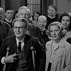 Jean Arthur, Lionel Barrymore, Spring Byington, Mischa Auer, Beatrice Curtis, Kay Deslys, Florence Dudley, Betty Farrington, Kitty Flanagan, Samuel S. Hinds, Halliwell Hobbes, Donald Meek, and Ann Miller in You Can't Take It with You (1938)