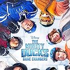 Luke Islam, Brady Noon, Maxwell Simkins, Bella Higginbotham, Kiefer O'Reilly, Swayam Bhatia, Taegen Burns, and De'Jon Watts in The Mighty Ducks: Game Changers (2021)