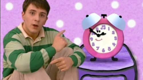 Kathryn Avery and Steve Burns in Blue's Clues (1996)