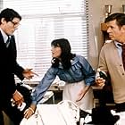Christopher Reeve, Jackie Cooper, and Margot Kidder in Superman (1978)