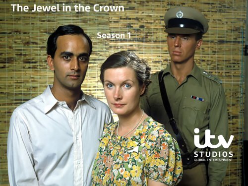 Art Malik, Tim Pigott-Smith, and Susan Wooldridge in The Jewel in the Crown (1984)