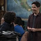 Sara Gilbert and Justin Long in The Conners (2018)