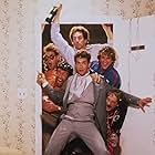 Tom Hanks, Michael Dudikoff, Bradford Bancroft, Barry Diamond, Gary Grossman, William Tepper, and Adrian Zmed in Bachelor Party (1984)