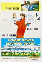 Maureen O'Hara and Tyrone Power in The Long Gray Line (1955)