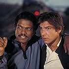 Harrison Ford and Billy Dee Williams in Star Wars: Episode V - The Empire Strikes Back (1980)