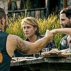 Matias Varela, Clemens Schick, Edgar Ramírez, Teresa Palmer, and Luke Bracey in Point Break (2015)