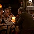 Woody Allen, Alan Alda, Diane Keaton, and Anjelica Huston in Manhattan Murder Mystery (1993)