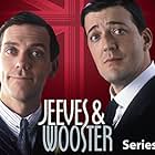 Stephen Fry and Hugh Laurie in Jeeves and Wooster (1990)