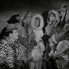 Iron Eyes Cody, Bud Abbott, Lou Costello, Tom Ewell, and Mitzi Green in Lost in Alaska (1952)