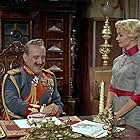 Liselotte Pulver and O.E. Hasse in The Adventures of Arsène Lupin (1957)
