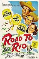 Bing Crosby, Bob Hope, and Dorothy Lamour in Road to Rio (1947)