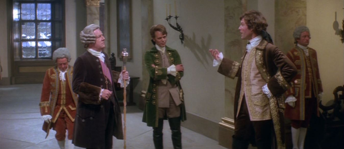 Richard Chamberlain, Christopher Gable, and Kenneth More in The Slipper and the Rose: The Story of Cinderella (1976)