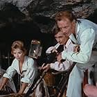 Kevin Corcoran, Tommy Kirk, James MacArthur, Dorothy McGuire, John Mills, and Janet Munro in Swiss Family Robinson (1960)