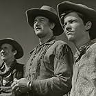 John Wayne, Walter Brennan, and Mickey Kuhn in Red River (1948)