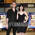 Bill Army and Audrey Lynn Weston attend the 'Old Jews Telling Jokes' Off-Broadway cast photo call at Ben's Deli.