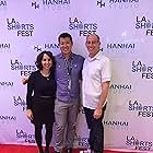 Jennifer DeFilippo and director Mu Sun at LA Shorts Fest 2016.