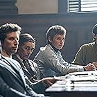 Mark Rylance, Ben Shenkman, Eddie Redmayne, Alex Sharp, and Yahya Abdul-Mateen II in The Trial of the Chicago 7 (2020)