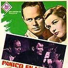 Barbara Bel Geddes, Jack Palance, Richard Widmark, Paul Douglas, and Zero Mostel in Panic in the Streets (1950)
