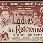 Elsa Lanchester, Edith Barrett, Louis Hayward, Evelyn Keyes, and Ida Lupino in Ladies in Retirement (1941)