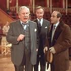 Peter Ustinov, Jonathan Cecil, and David Suchet in Thirteen at Dinner (1985)