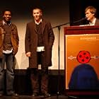 Joel Edgerton, Chiwetel Ejiofor, and Julian Jarrold at an event for Kinky Boots (2005)