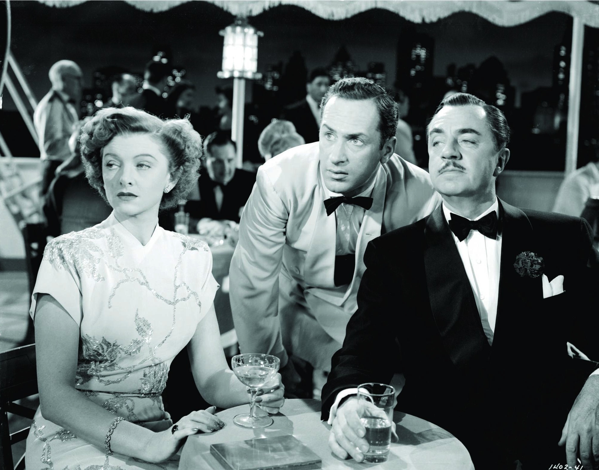 Myrna Loy, William Powell, and Keenan Wynn in Song of the Thin Man (1947)