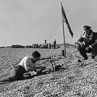 Anthony Bushell and David Farrar in Hour of Glory (1949)