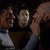Leonard Nimoy, Brent Spiner, and Patrick Stewart in Star Trek: The Next Generation (1987)