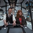 Catherine Tate and David Tennant in Wild Blue Yonder (2023)