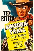 Fuzzy Knight and Tex Ritter in Arizona Trail (1943)